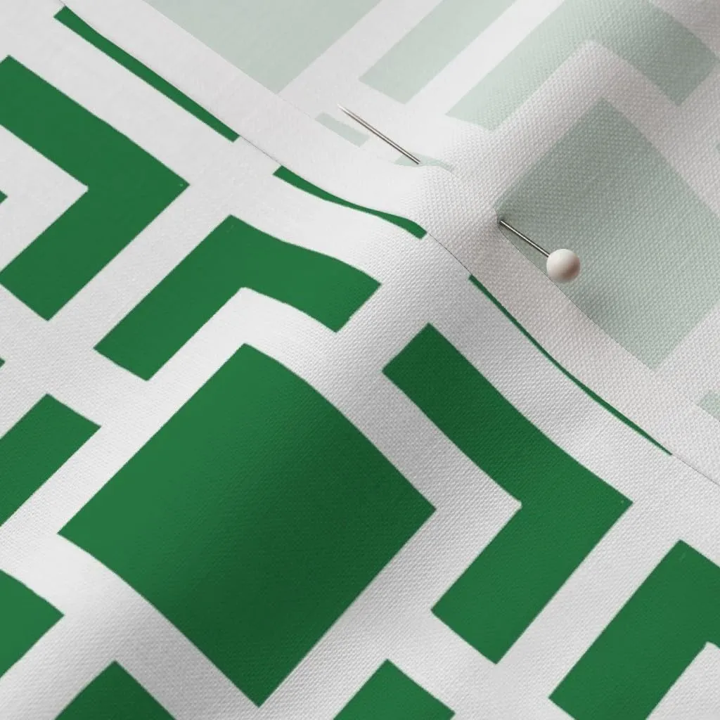 Spoonflower Fabric - Geometric Preppy Golf Breeze Blocks Country Club Mid Century Retro Printed on Petal Signature Cotton Fabric by The Yard - Sewing Quilting Apparel Crafts Decor
