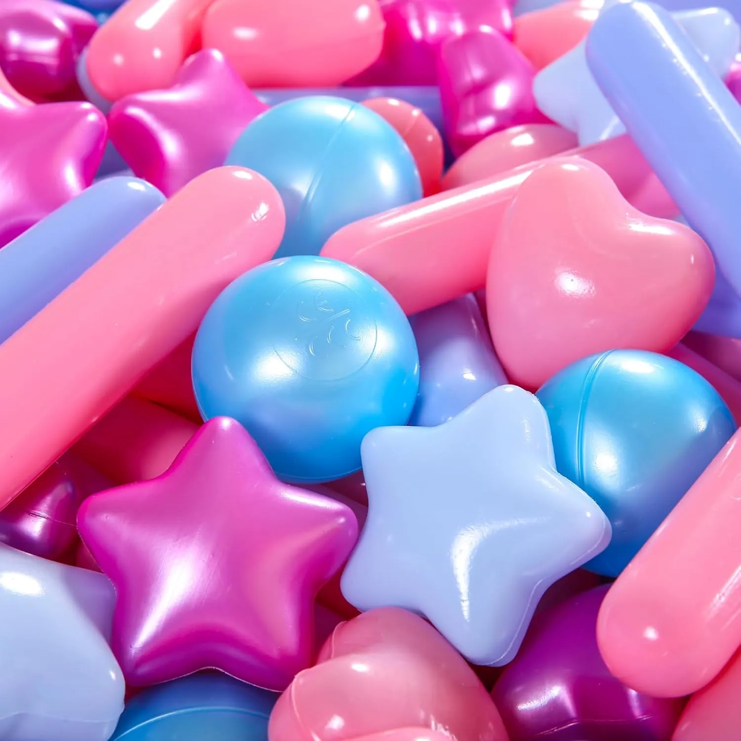 STARBOLO Ball Pit Balls for Baby and Toddler, 150pcs Phthalate Free BPA Free Crush Proof Plastic Mixed Colors Pit Balls Play Toys for Kids Ball Pit, Pool,Play Tent,Party, st-txay-ryj150