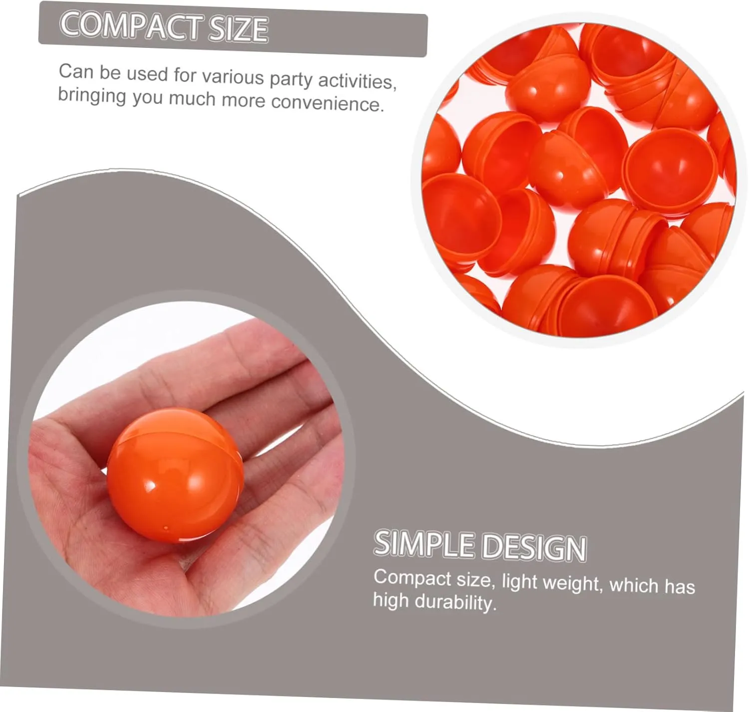 STOBAZA 4sets Party Balls Balls for Ballpit Openable Game Bright Colors Easy to Use Pvc Material 50pcs*4
