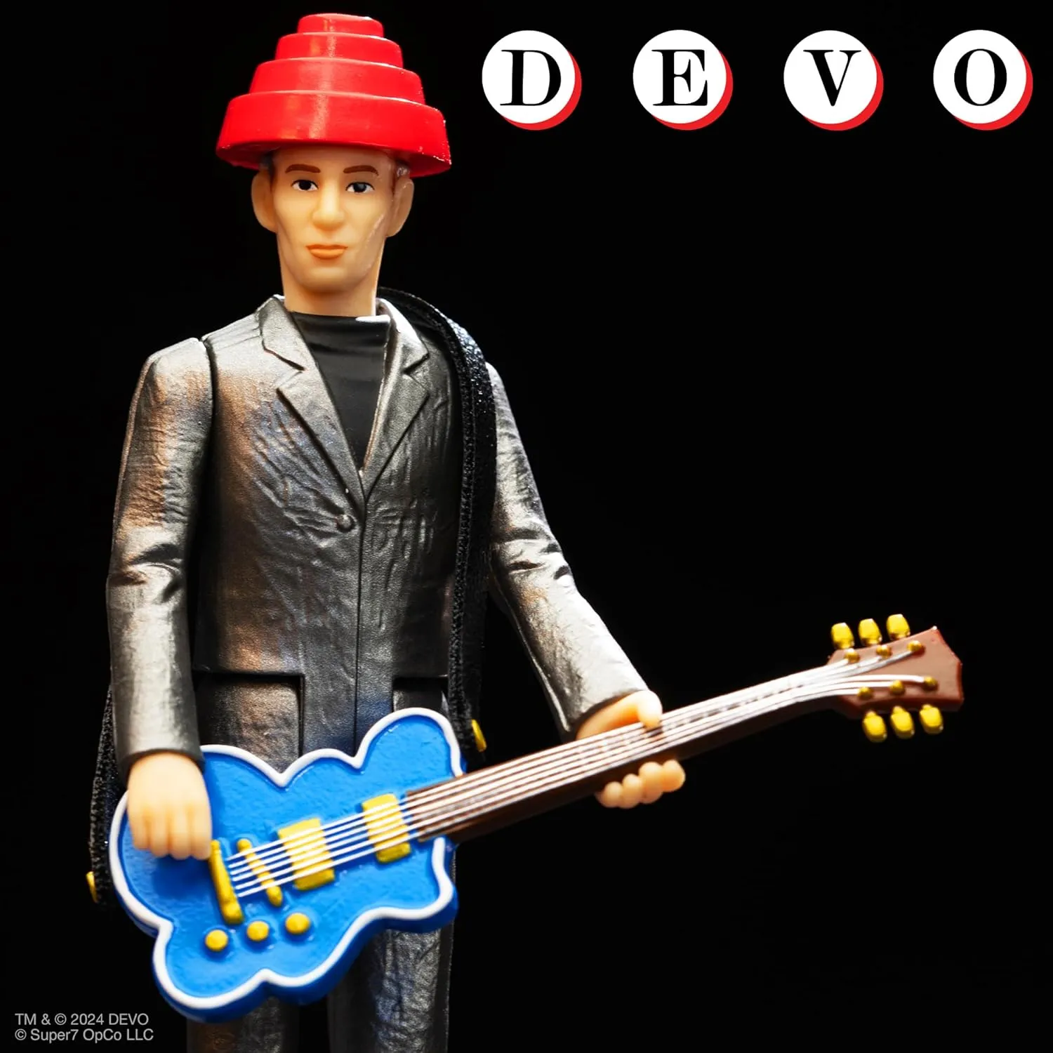 Super7 Devo Bob Mothersbaugh (Girl U Want) - 3.75" Devo Action Figure with Accessory Rock Music Collectibles and Retro Toys