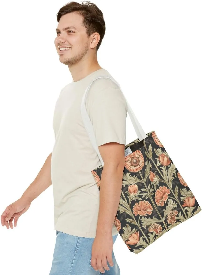 Tapestry Shoulder Bag Tote Bag for Women with Travel or Work Tote Bags for Women floral flower William Morris style