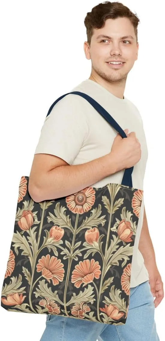Tapestry Shoulder Bag Tote Bag for Women with Travel or Work Tote Bags for Women floral flower William Morris style