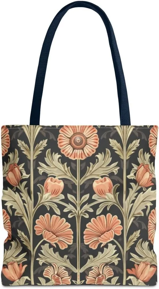 Tapestry Shoulder Bag Tote Bag for Women with Travel or Work Tote Bags for Women floral flower William Morris style