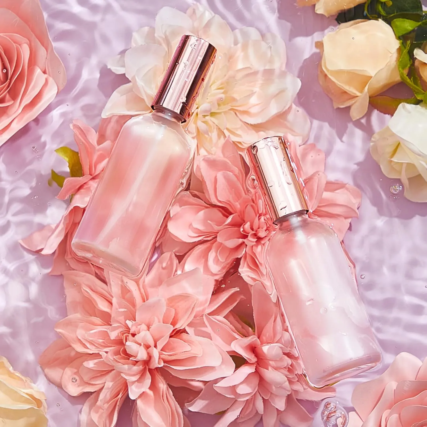 Tessco for you 20 Pieces Glass Spray Bottles Empty Perfume Atomizer Refillable Mister Reusable Small Clear Fine Mist Pump for Travel Body(Rose Gold,3.4 oz)