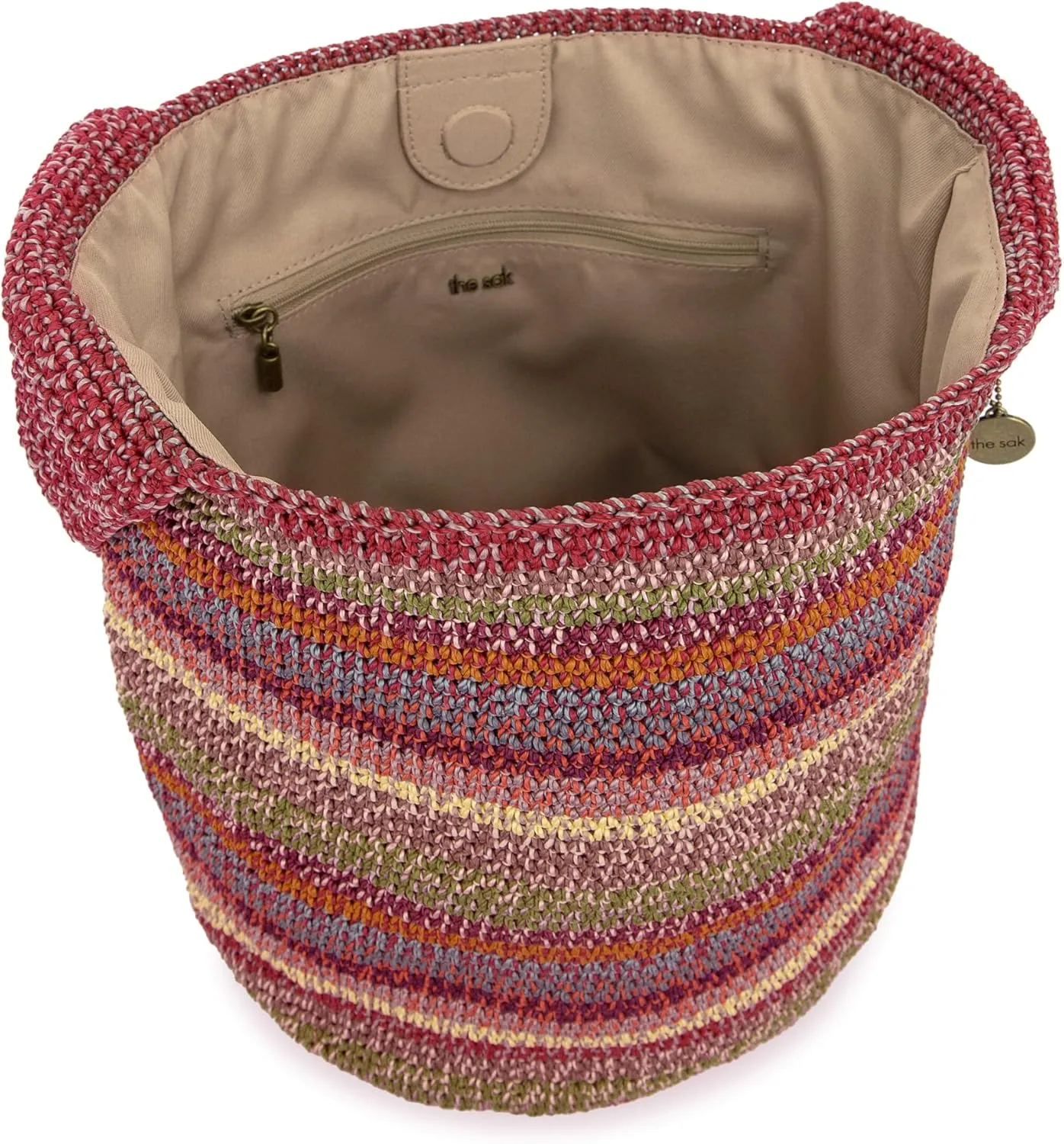 The Sak 120 Hobo Bag - Large Women's Purse & Shoulder Bag - Handbag With Back Zipper Pocket and Magnetic Snap Closure
