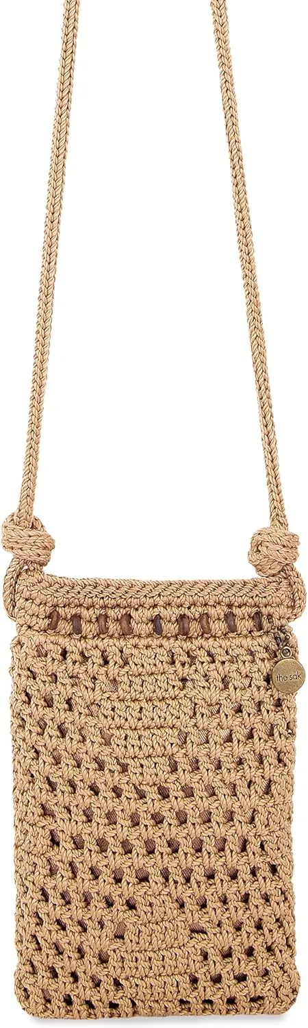 The Sak Josie Mini Crossbody in Crochet with Adjustable Strap