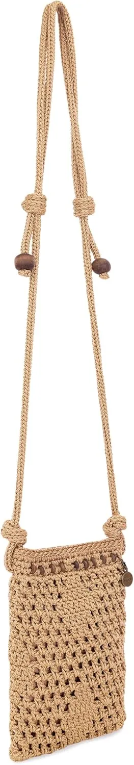 The Sak Josie Mini Crossbody in Crochet with Adjustable Strap
