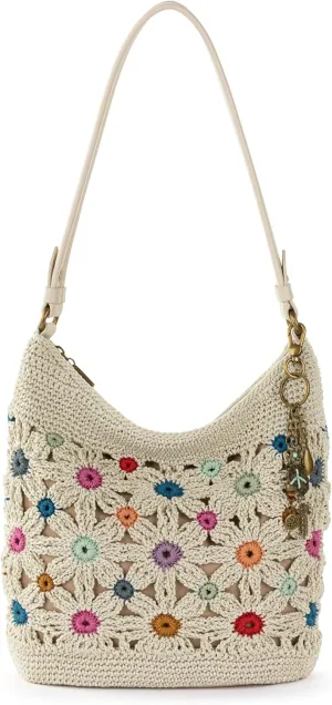The Sak Sequoia Hobo Bag - Hand Crochet Large Women's Purse for Everyday & Travel - Durable Handbag & Tote With Zipper Pocket