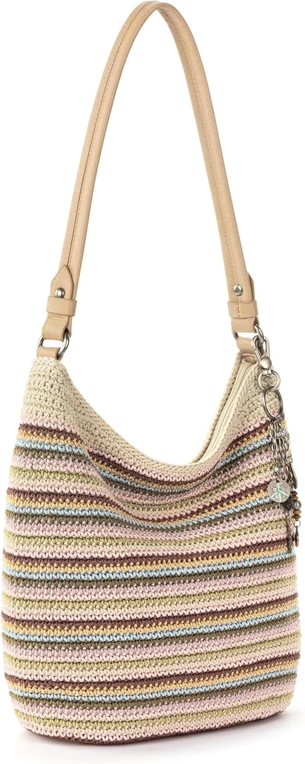 The Sak Sequoia Hobo Bag - Hand Crochet Large Women's Purse for Everyday & Travel - Durable Handbag & Tote With Zipper Pocket