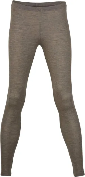 Thermal Underwear Leggings for Women – Merino Wool Base Layer Long Johns Pajama (EU 46-48 / Large, Walnut)