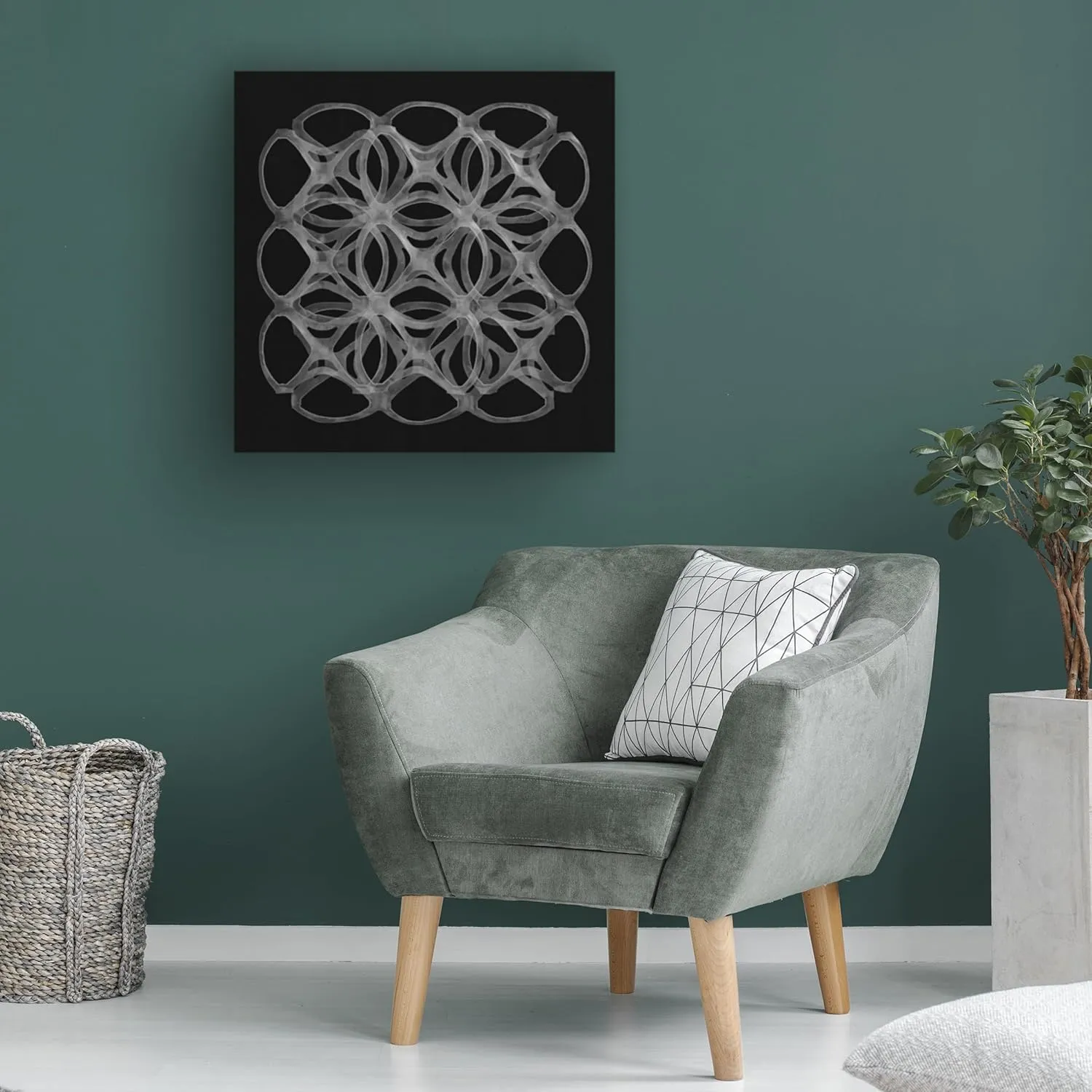 Trademark Fine Art Canvas Wall Art - Berry Rosenthal 'Six Pack Holders I' Wall Art for Living Room, Bedroom, or Office Décor