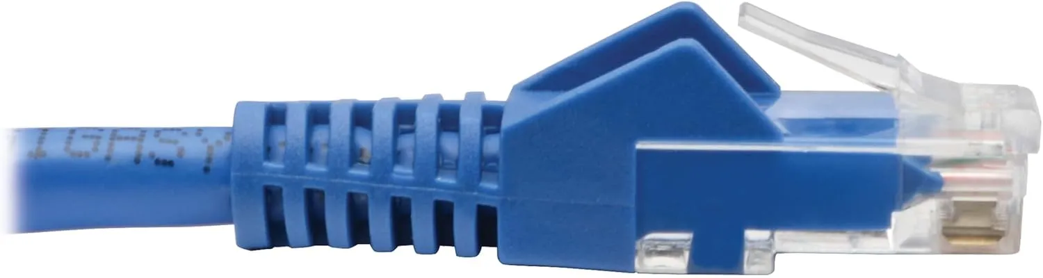 Tripp Lite M12 X-Code to RJ45 Cat6 Ethernet Cable (M/M), 1 Gbps, UTP, UL CMR-LP Certified for 60W PoE, Heavy-Duty IP68 Rating, 6.6 Feet / 2 Meters, (NM12-602-02M-BL)