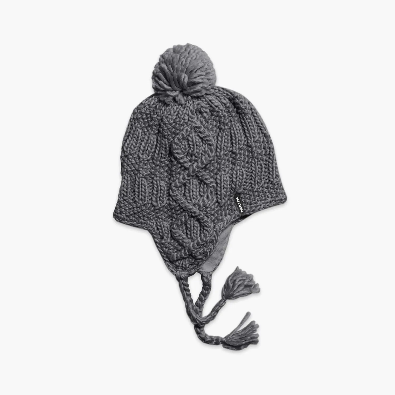 Turtle Fur Women's Gianna Merino Wool Fleece Lined Earflap Winter Hat