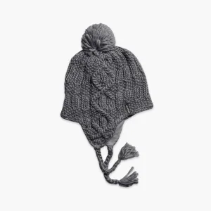 Turtle Fur Women's Gianna Merino Wool Fleece Lined Earflap Winter Hat