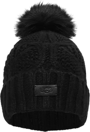 UGG Women's Cable Beanie with Pom