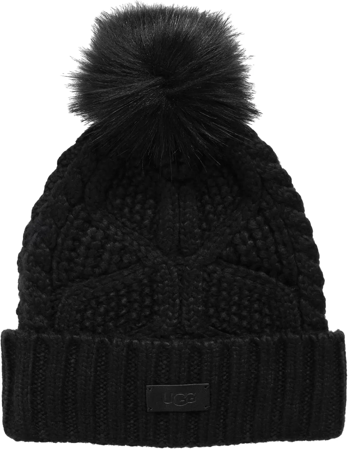 UGG Women's Cable Beanie with Pom