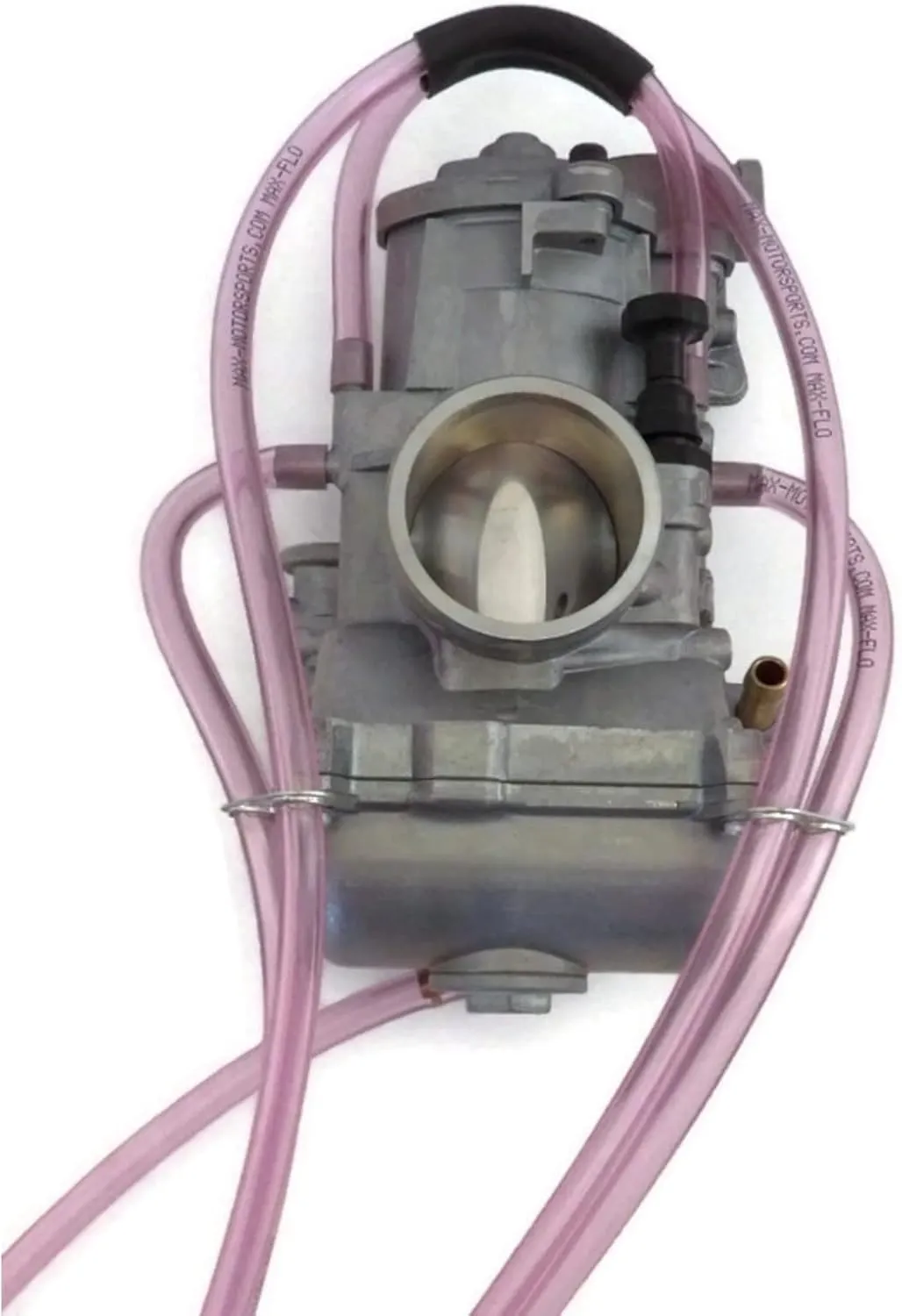 Universal 4mm ID Carburetor Vent Hose Lines Overflow 10'ft Kit fits Keihin Mikuni Carb Mx ATV (Clear Factory Pink) (UNI10)