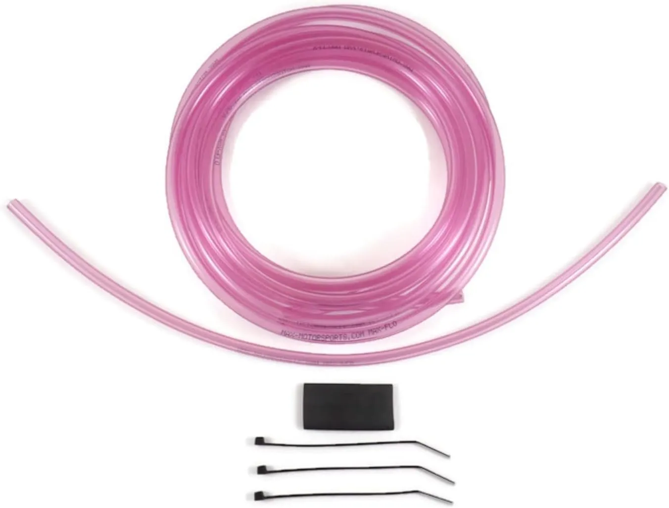 Universal 4mm ID Carburetor Vent Hose Lines Overflow 10'ft Kit fits Keihin Mikuni Carb Mx ATV (Clear Factory Pink) (UNI10)