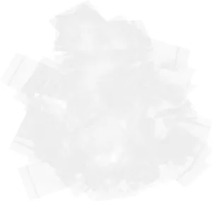 Unomor Small Bags for Travel 100 Pcs Resealable Pvc Jewelry Bags for Cookie Storage Craft Supplies