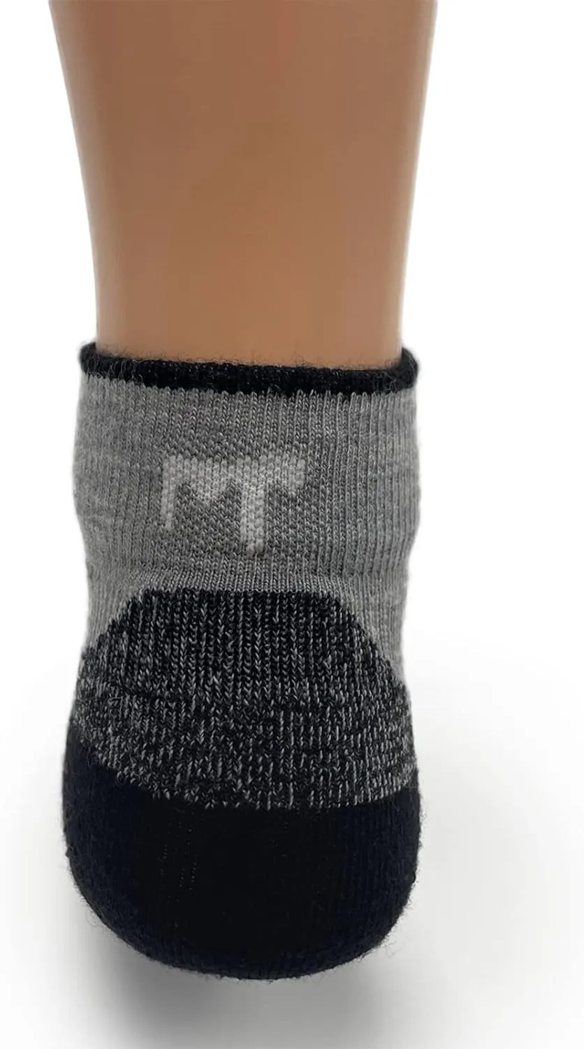 USA Made - Ankle Socks - Trail Running Socks - Merino Wool - Mountain Heritage