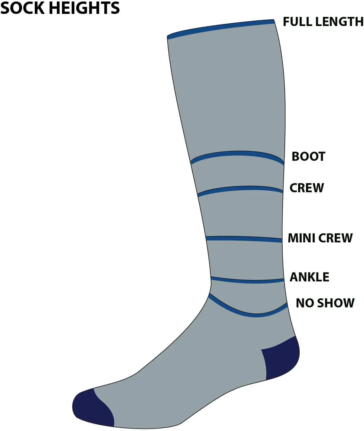 USA Made - Ski and Snowboard Socks - Over the Calf Socks - Merino Wool - Mountain Heritage