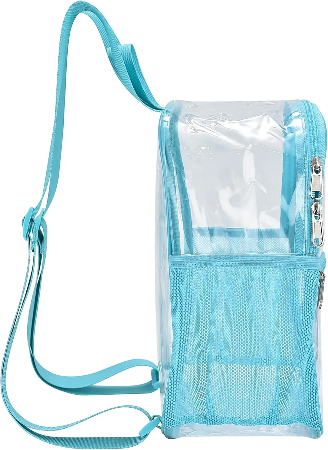 USPECLARE Clear Backpack Stadium Approved 12X11x6, Waterproof Clear Bag Stadium Backpack for Concert Work Sport Event