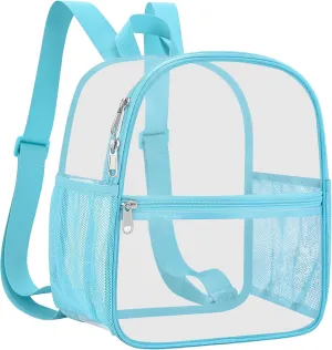 USPECLARE Clear Backpack Stadium Approved 12X11x6, Waterproof Clear Bag Stadium Backpack for Concert Work Sport Event
