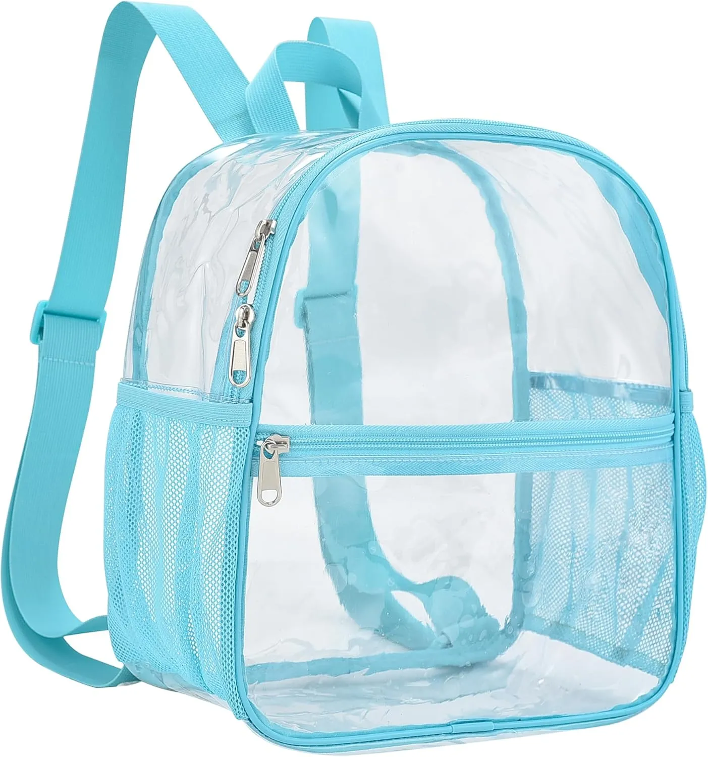 USPECLARE Clear Backpack Stadium Approved 12X11x6, Waterproof Clear Bag Stadium Backpack for Concert Work Sport Event