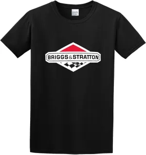 Vintage Briggs Stratton Gold Metallic O-Neck 100% Cotton Short Sleeve Unisex T-Shirt