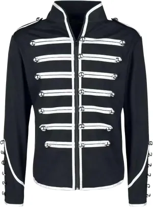 Wankang Marching Band Parade Jacket Men’s Drummer Military Jacket for Men Music Festivals Cosplay Halloween Themed Parties