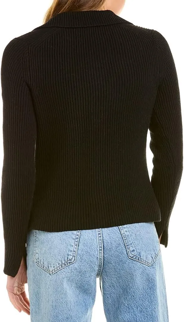 White   Warren Knit Wool-Blend Blazer
