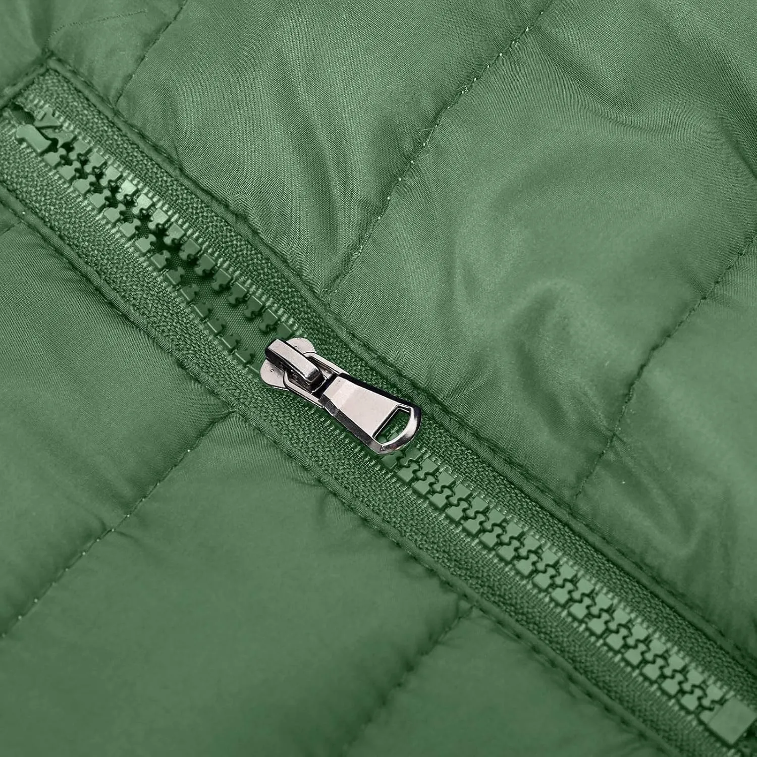 Winter Puffer Jacket for Men Windproof Lightweight Full Zip Hooded Puffy Jackets Quilted Thicken Insulated Down Coats