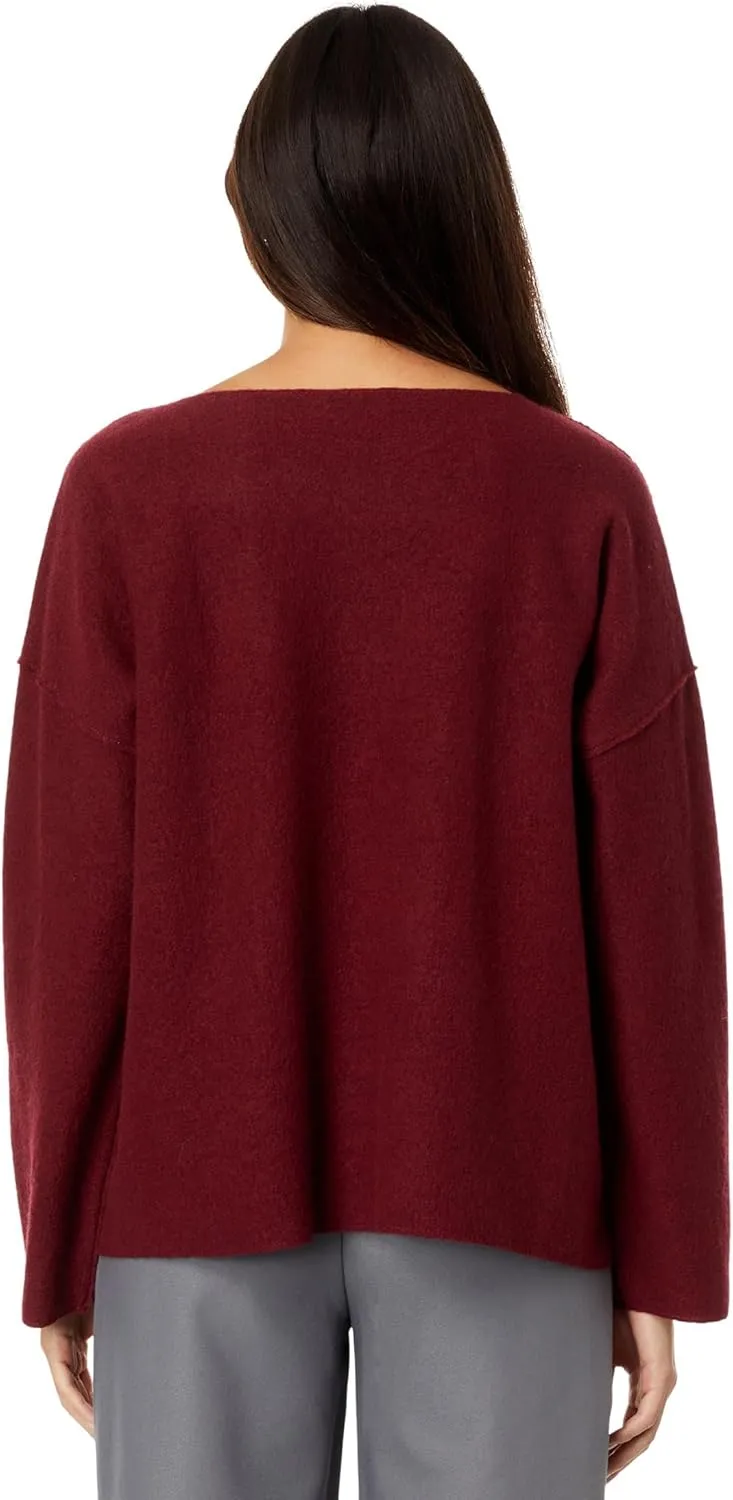 Women's Bateau Neck Box Top