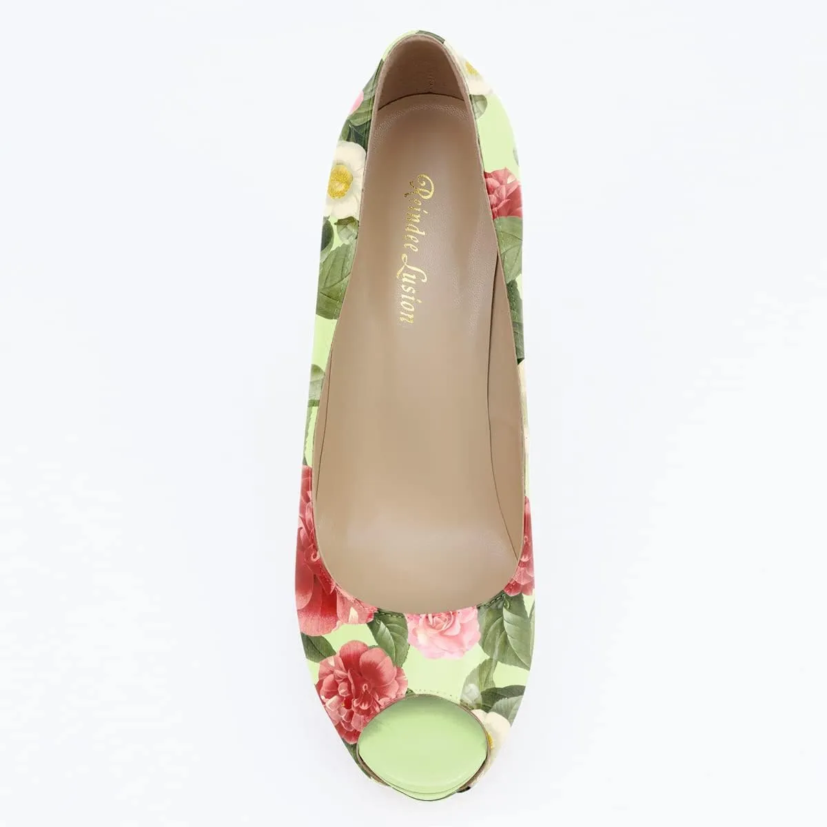 Womens Platform High Stiletto Sandals Heels Pumps Multicolor Floral Printed Peep Toe Sexy Shoes