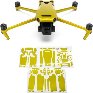 WRAPGRADE Full Skin Stickers for DJI Mavic 3 / Mavic 3 Classic (LIMONCINO Yellow)