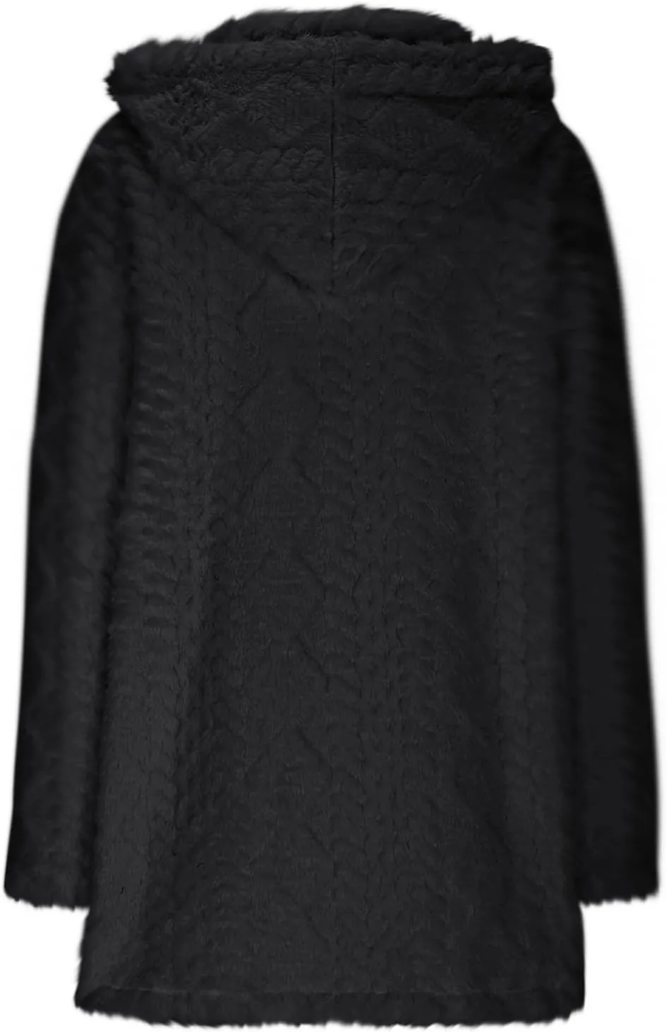 ZDRZK Winter Jackets for Women 2024 Shaggy Faux Shearling Plush Warm Soft Cardigans Long Sleeve Open Front Casual Coats