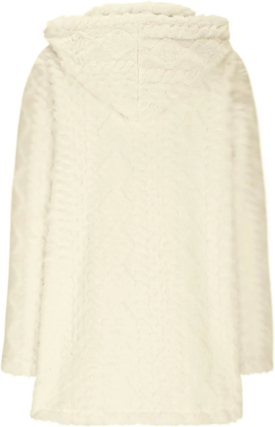 ZDRZK Winter Jackets for Women 2024 Shaggy Faux Shearling Plush Warm Soft Cardigans Long Sleeve Open Front Casual Coats