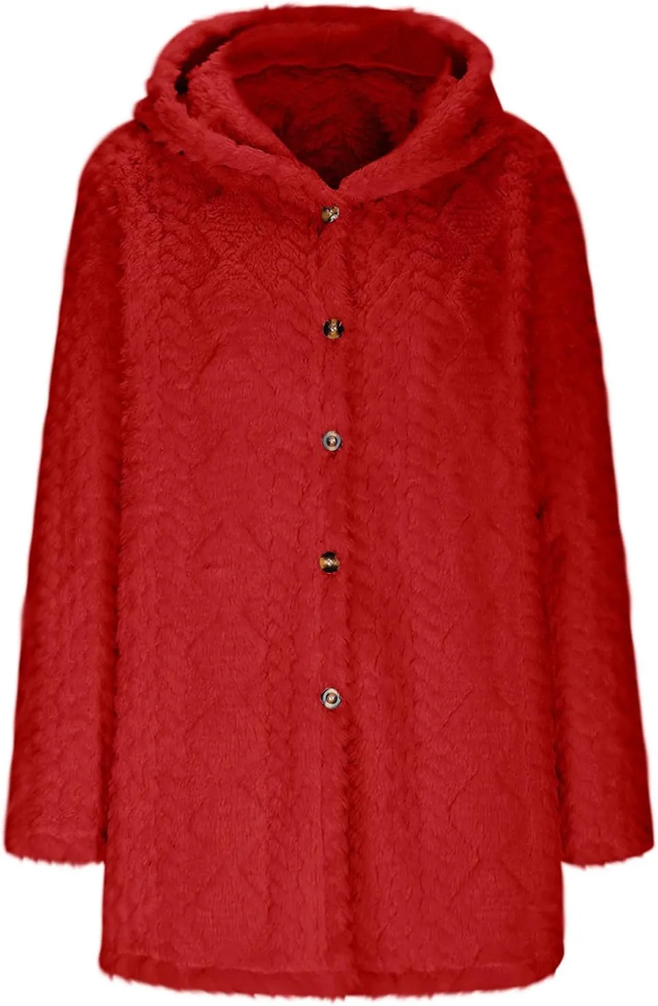 ZDRZK Winter Jackets for Women 2024 Shaggy Faux Shearling Plush Warm Soft Cardigans Long Sleeve Open Front Casual Coats